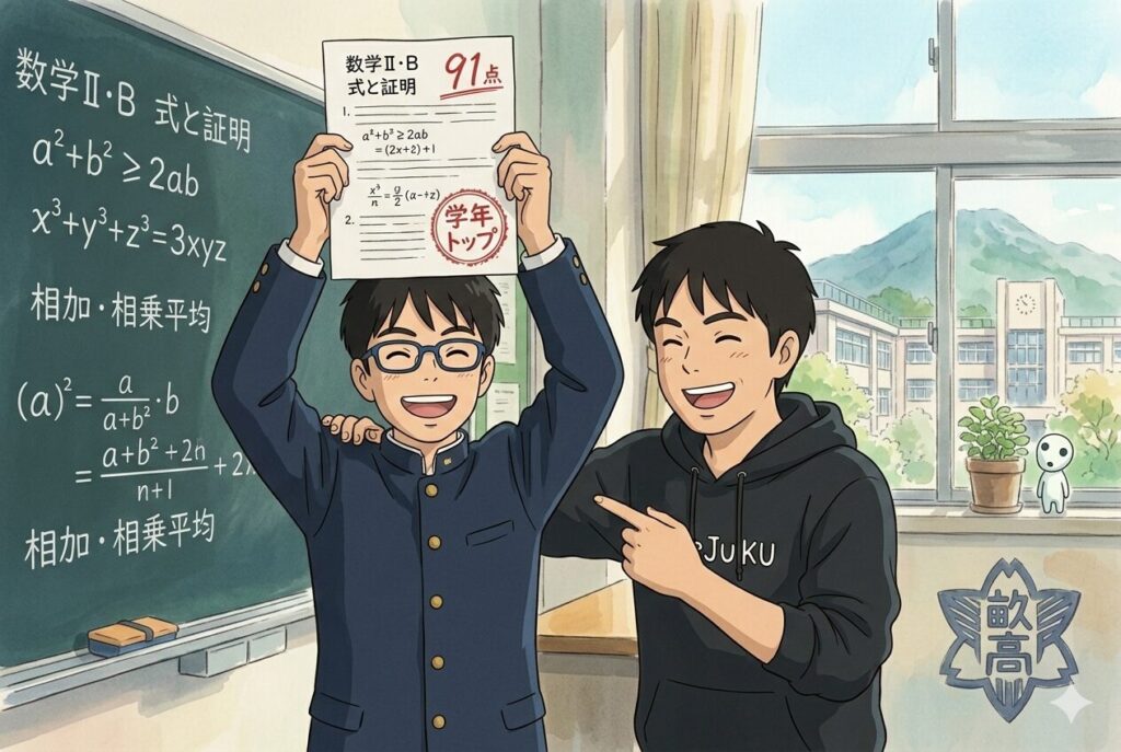 【伝説】畝傍高校の1年生の学年トップは（たぶん）理塾生