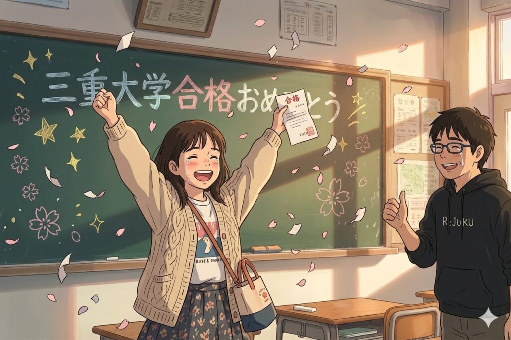 【伝説】理塾生が三重大学に後期合格